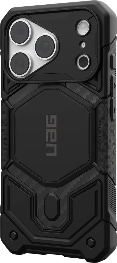Чохол UAG для iPhone 18 Pro, Monarch Pro Magsafe, Carbon Fiber (114569114242) фото5