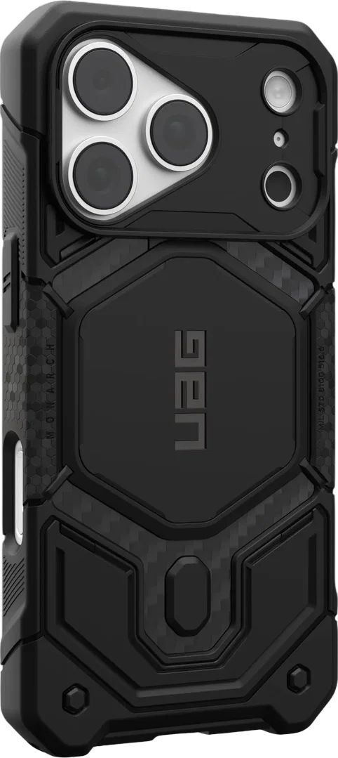Чохол UAG для iPhone 18 Pro, Monarch Pro Magsafe, Carbon Fiber (114569114242) фото4