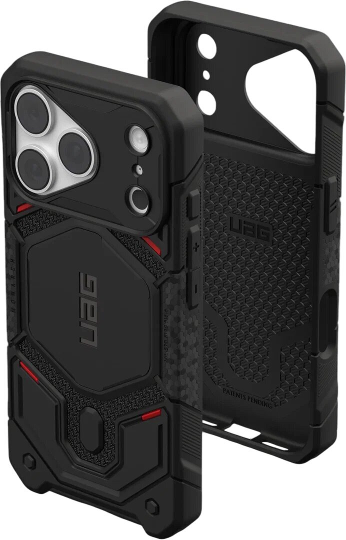 Чехол UAG для iPhone 18 Pro Monarch Pro Magsafe Kevlar Black (114569113940) фото13