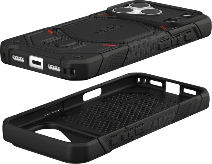 Чехол UAG для iPhone 18 Pro Monarch Pro Magsafe Kevlar Black (114569113940) фото14