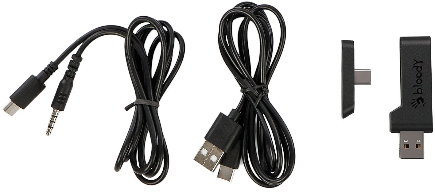 Ігрова гарнітура A4Tech Bloody GR520 Black (4711421003100) фото