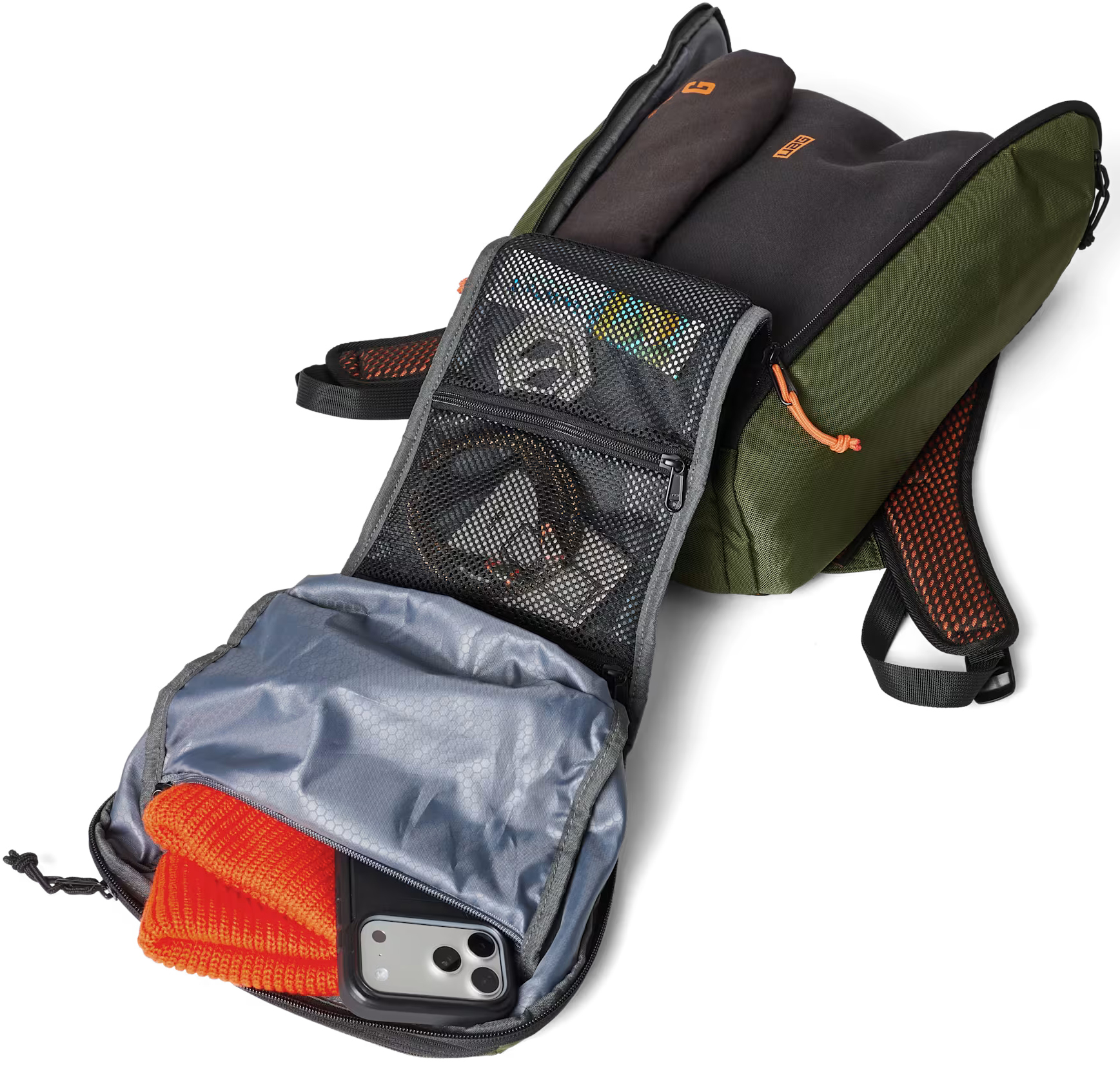 Рюкзак UAG Civilian Backpack для ноутбуков до 16", Olive/Orange фото