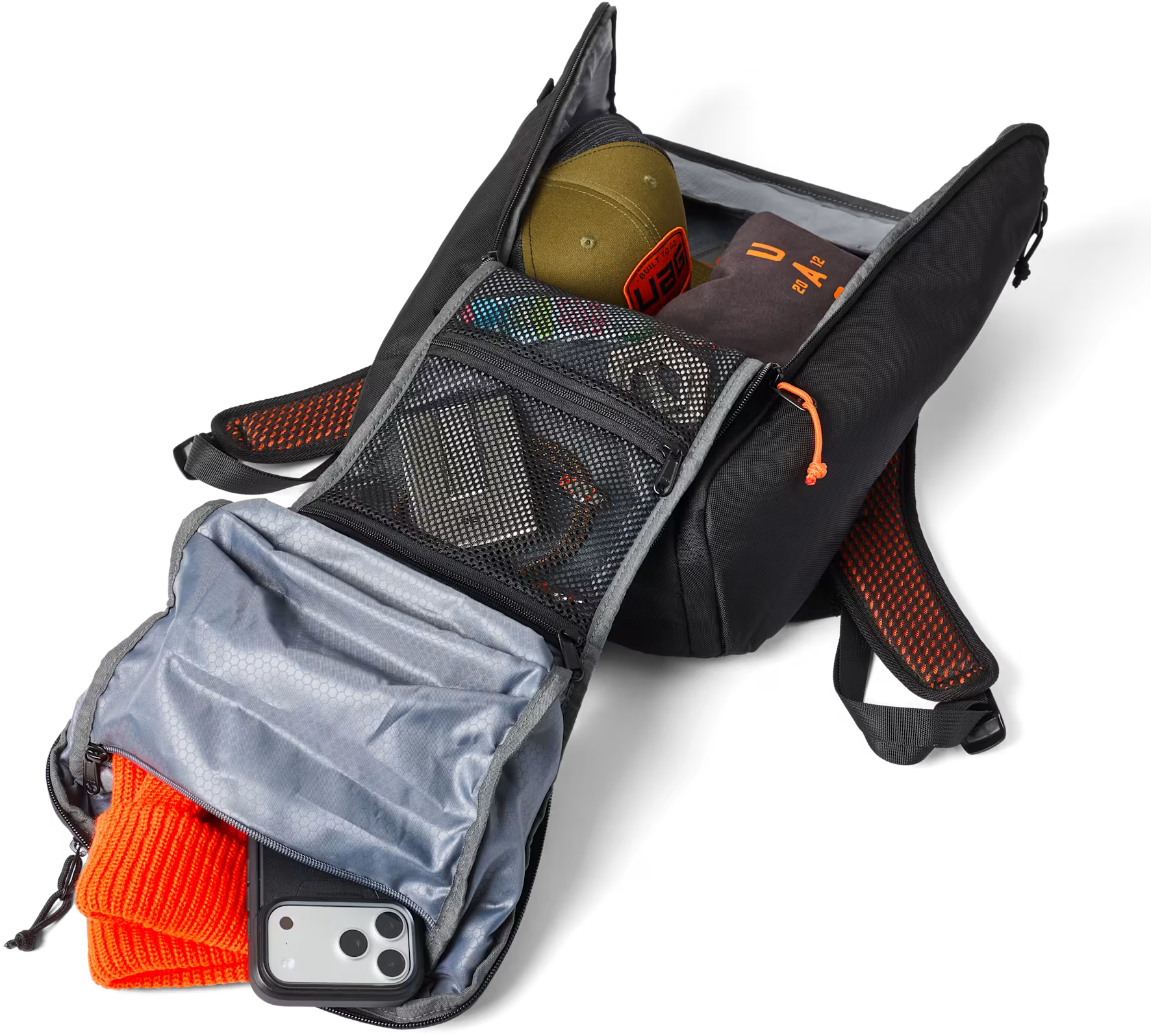 Рюкзак UAG Civilian Backpack для ноутбуков до 16", Black/Orange фото6