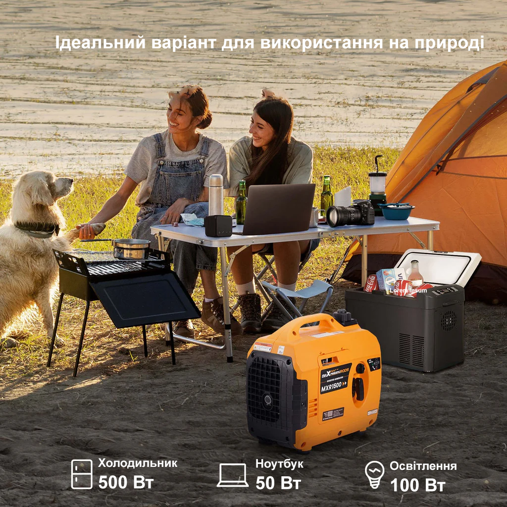 Инверторный генератор MaXpeedingRods (MXR1500) фото