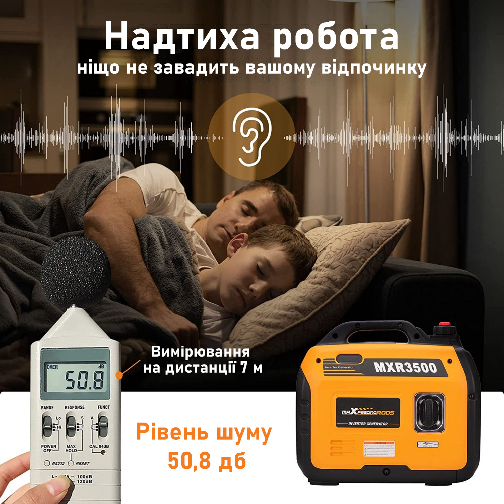 Инверторный генератор MaXpeedingRods (MXR3500) фото