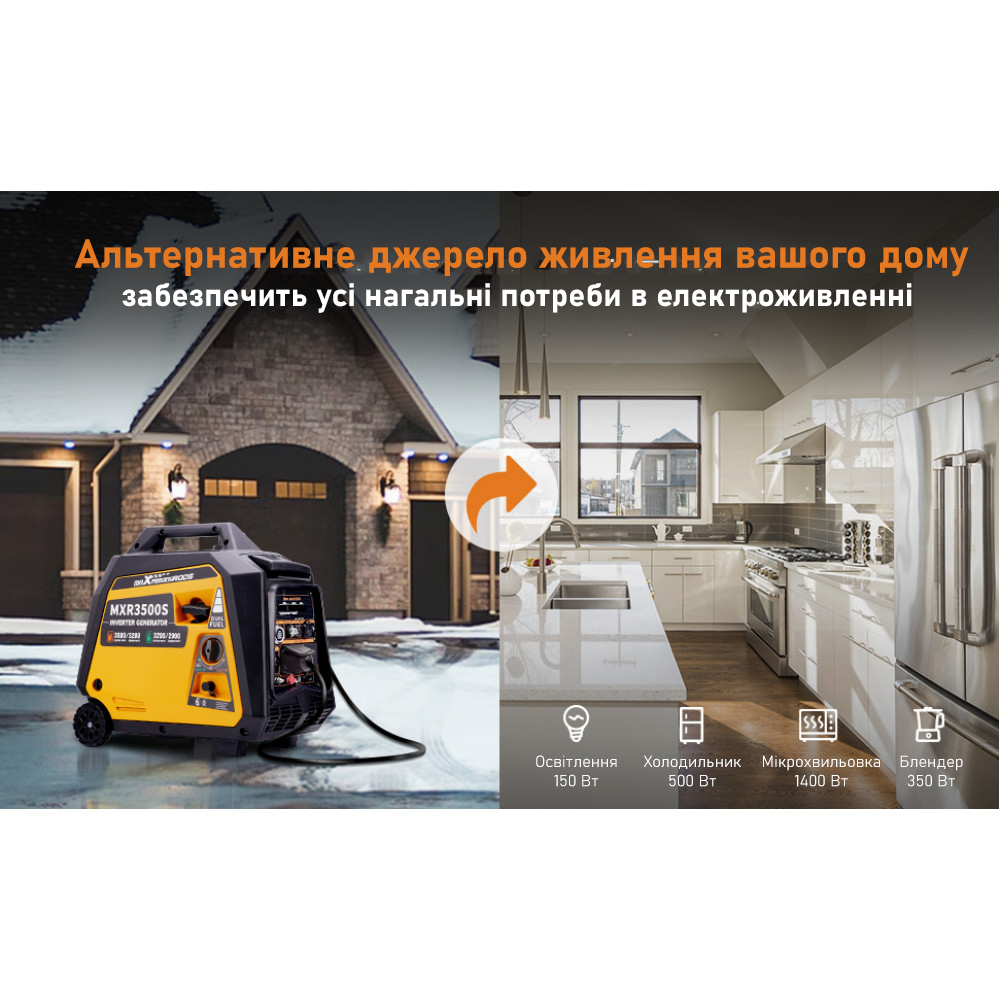 Инверторный генератор MaXpeedingRods (MXR3500s) фото