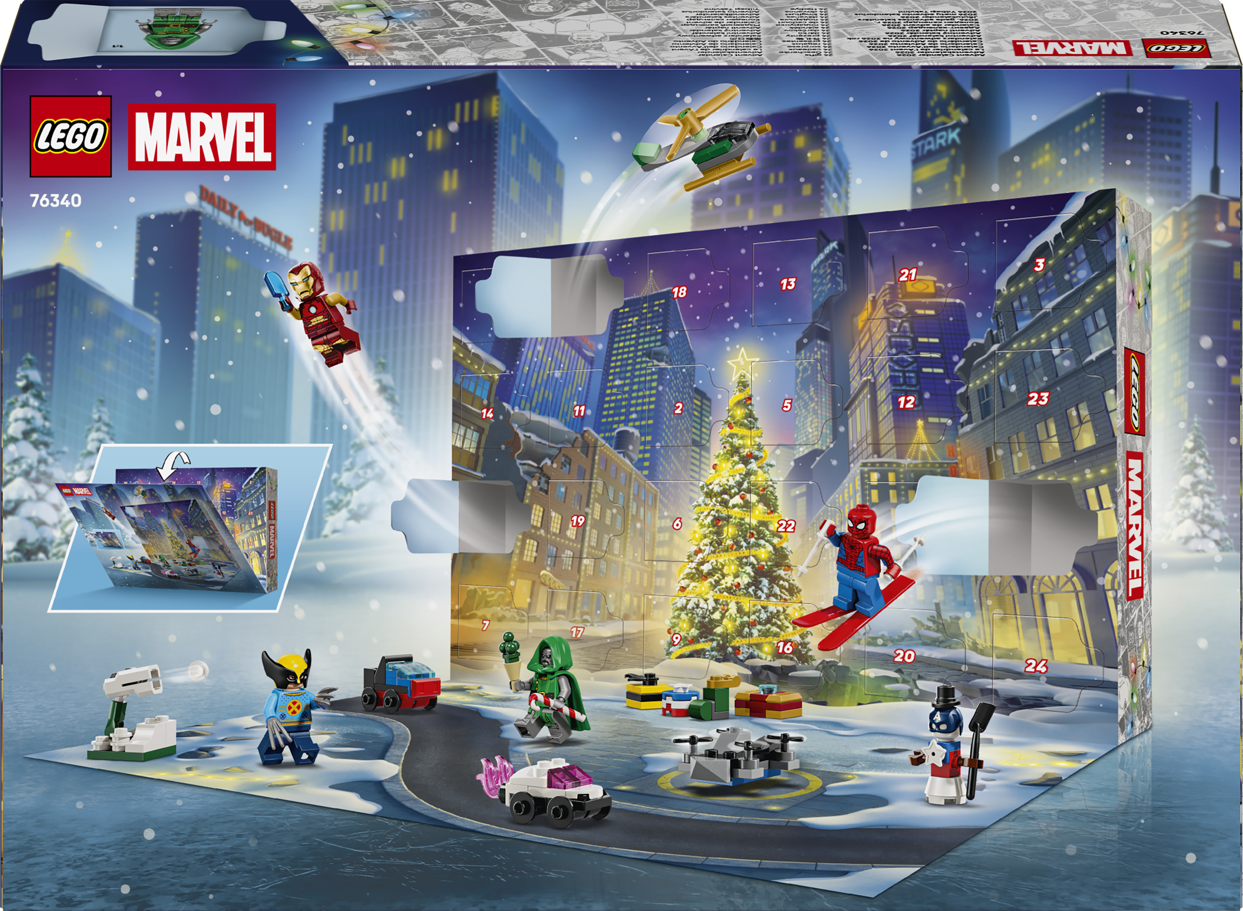 LEGO 76340 Super Heroes Marvel Адвент-календар 2026 фото9