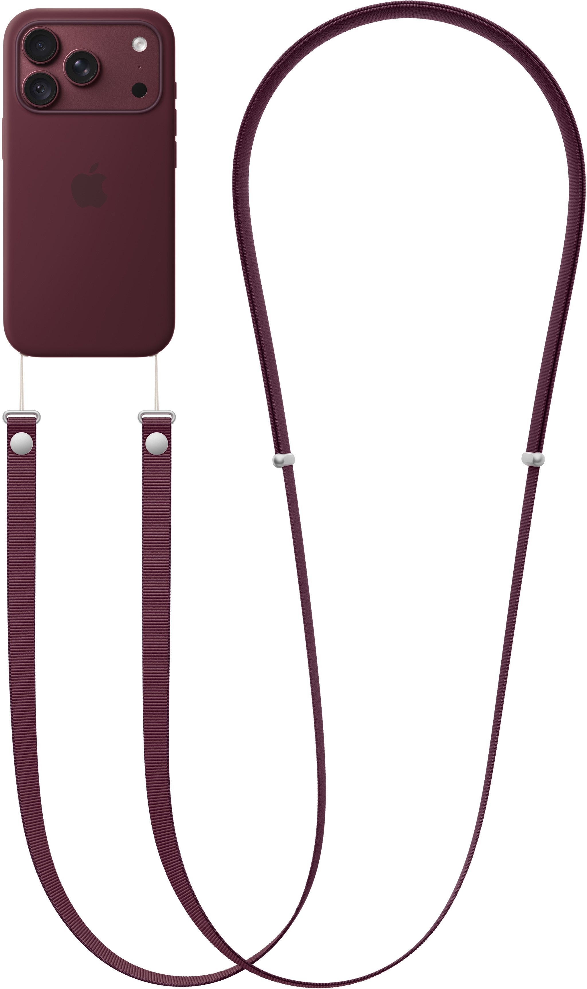 Ремешок Apple Crossbody Strap – Burgundy (MK974ZM/A) фото2