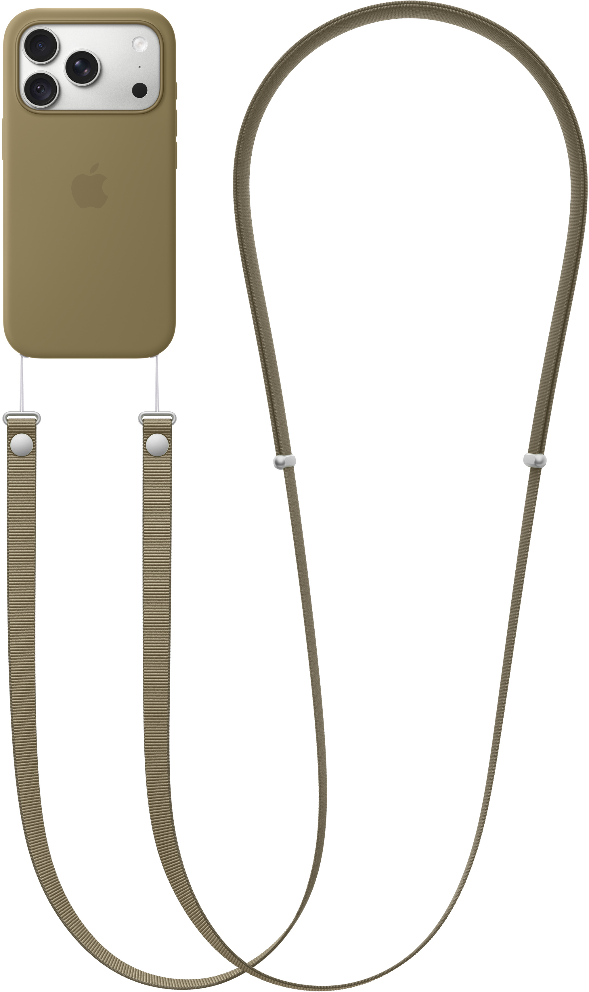 Ремешок Apple Crossbody Strap – Olive (MK994ZM/A) фото2
