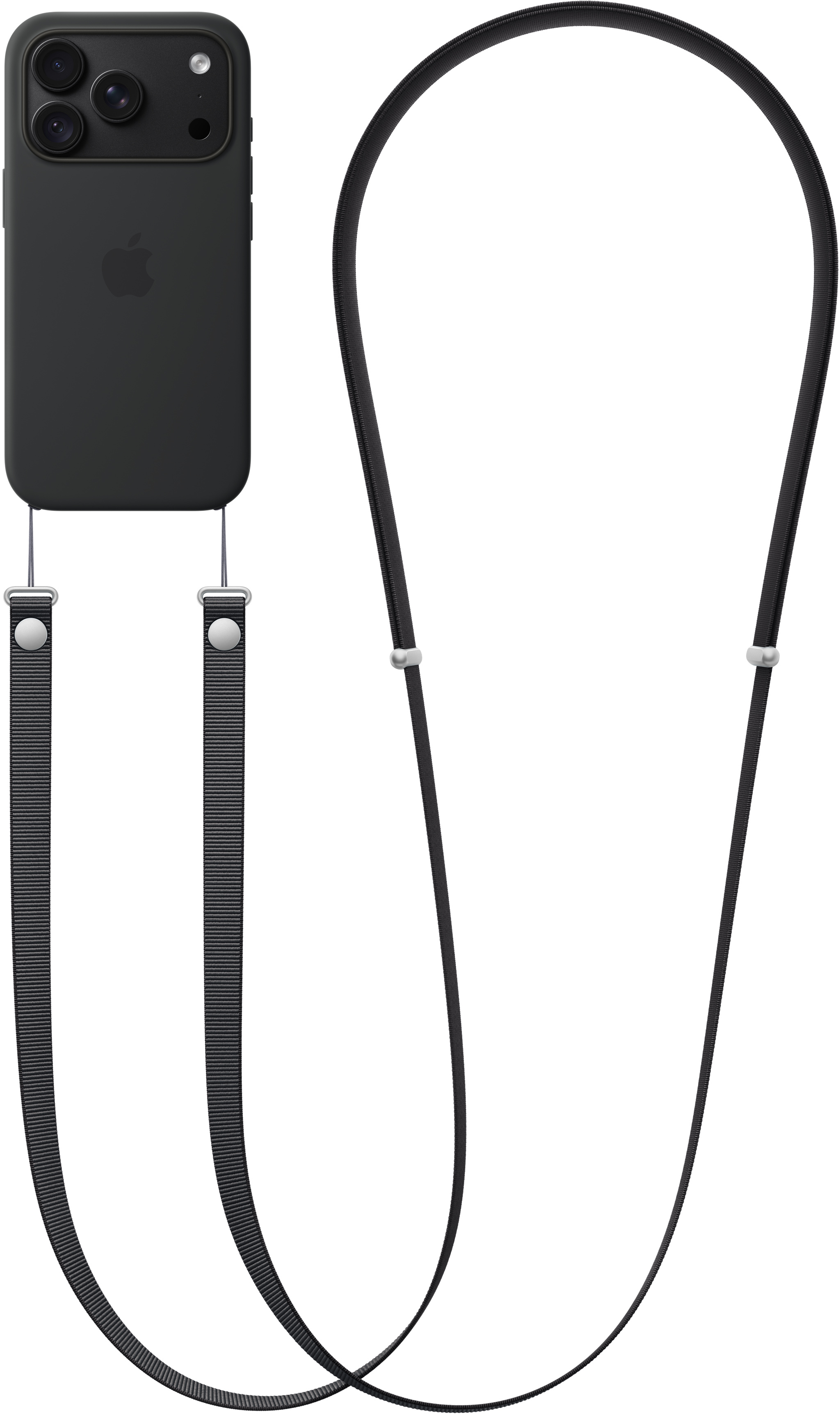 Ремешок Apple Crossbody Strap – Black (MK9D4ZM/A) фото2
