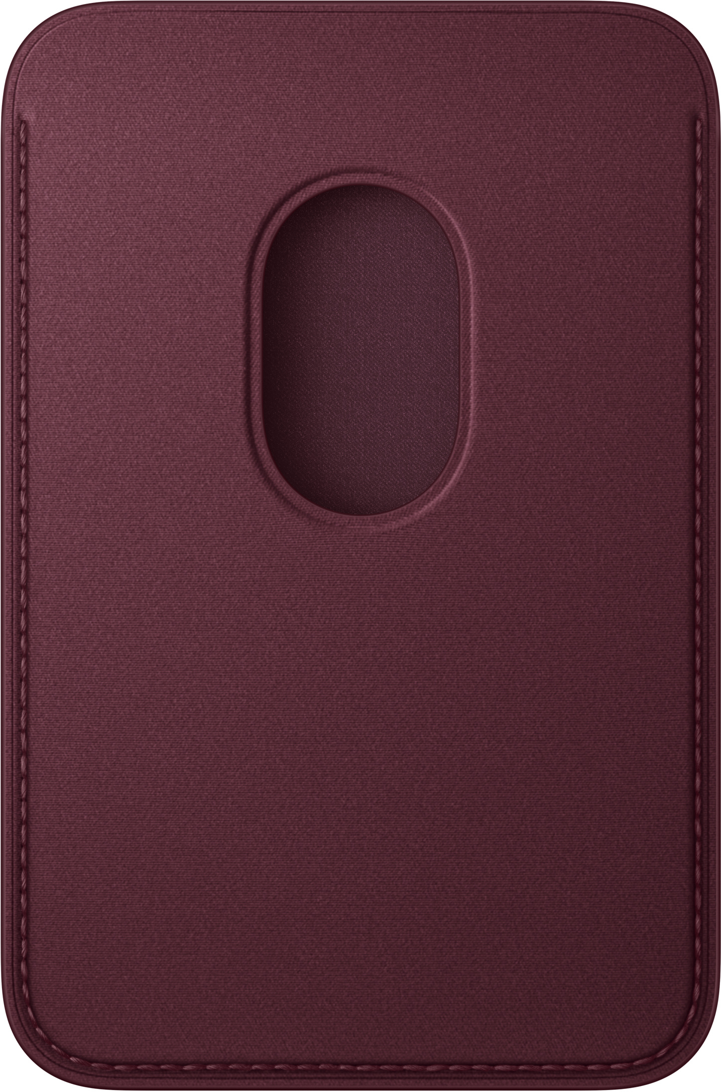 Чехол Apple для iPhone FineWoven Wallet with MagSafe – Burgundy (MK9H4ZM/A) фото