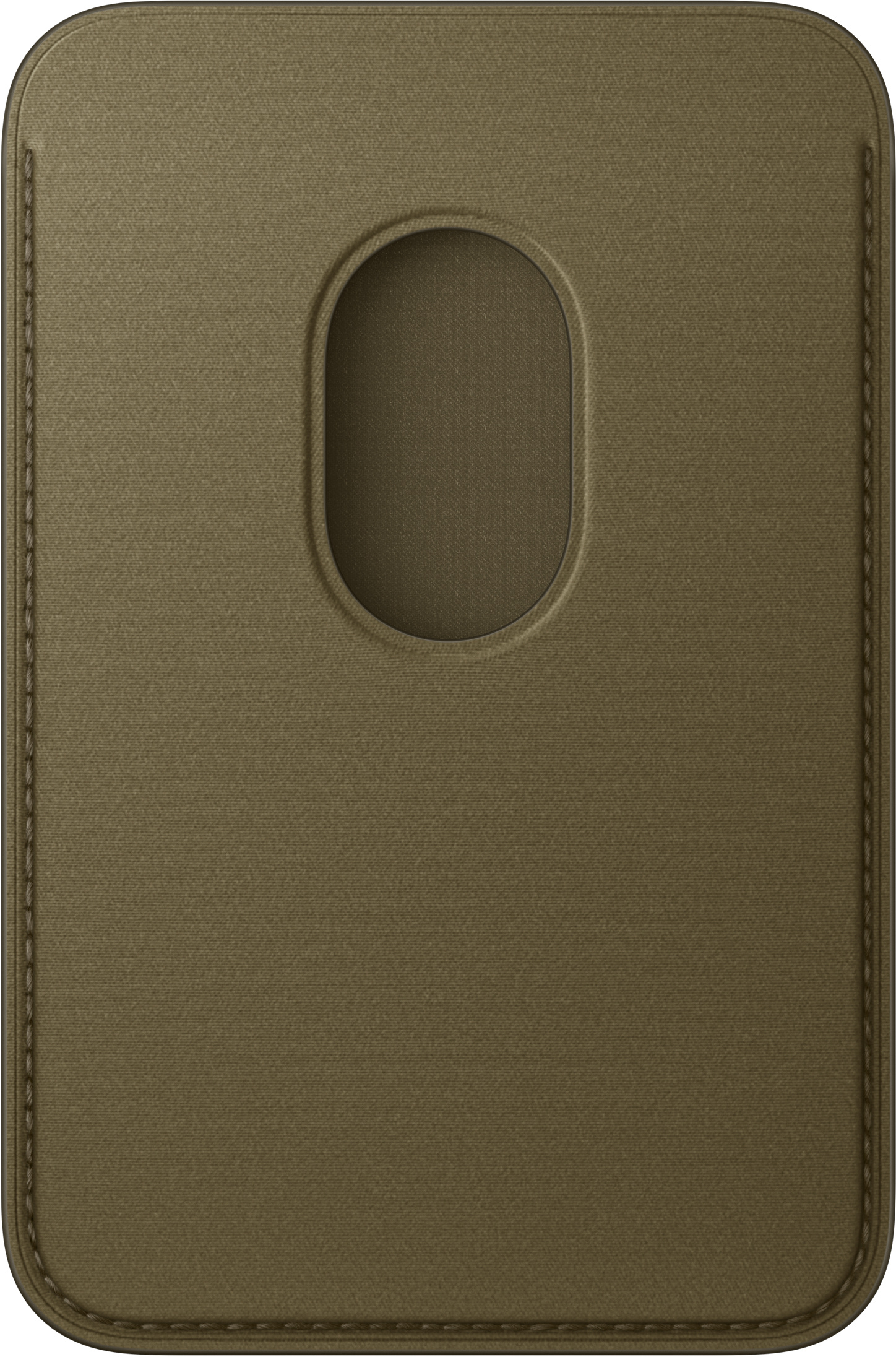 Чехол Apple для iPhone FineWoven Wallet with MagSafe – Dark Olive (MK9K4ZM/A) фото
