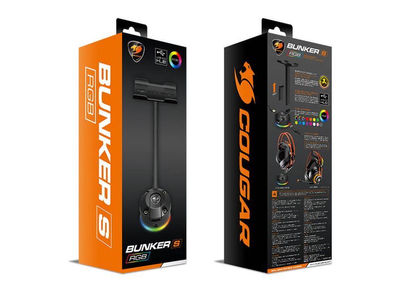 Тримач для навушників Cougar Bunker S RGB фото5
