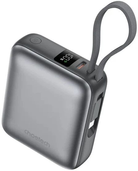 Павербанк Choetech, 10000 mAh, PD 35 Вт, серый фото2