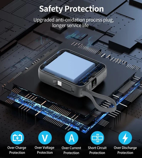 Павербанк Choetech, 10000 mAh, PD 35 Вт, серый фото8