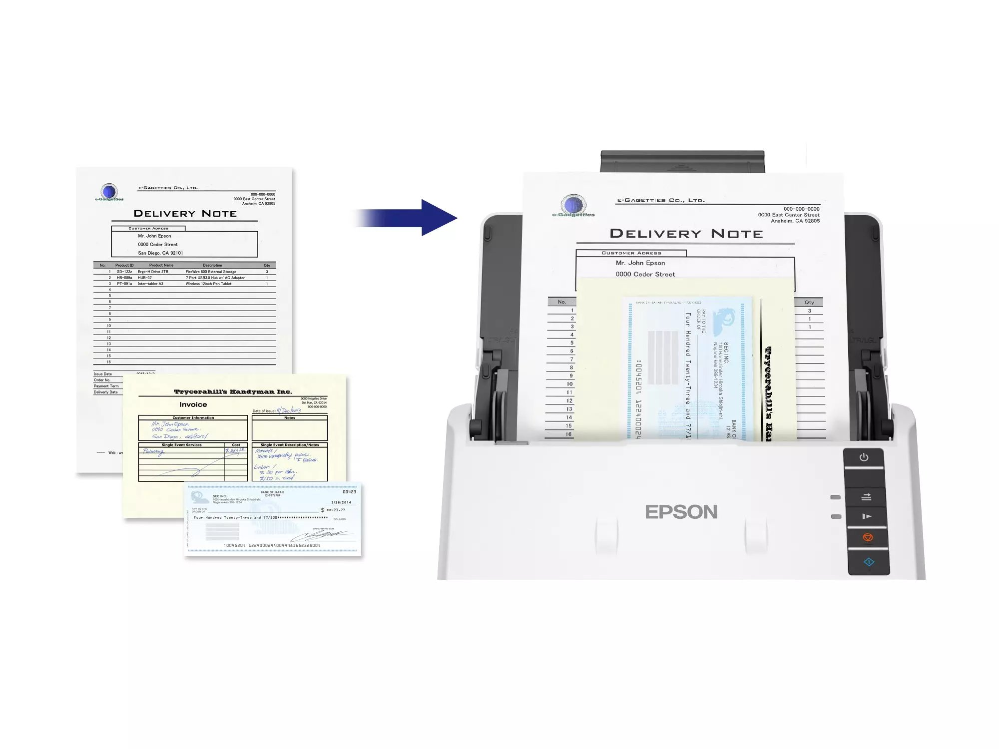 Сканер Epson WorkForce DS-530III (B11B286402) фото7
