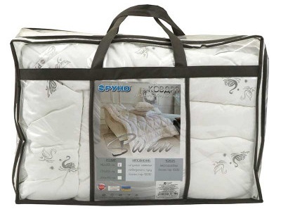 Одеяло Руно из искусственного лебединого пуха Silver Swan 140х205см фото3