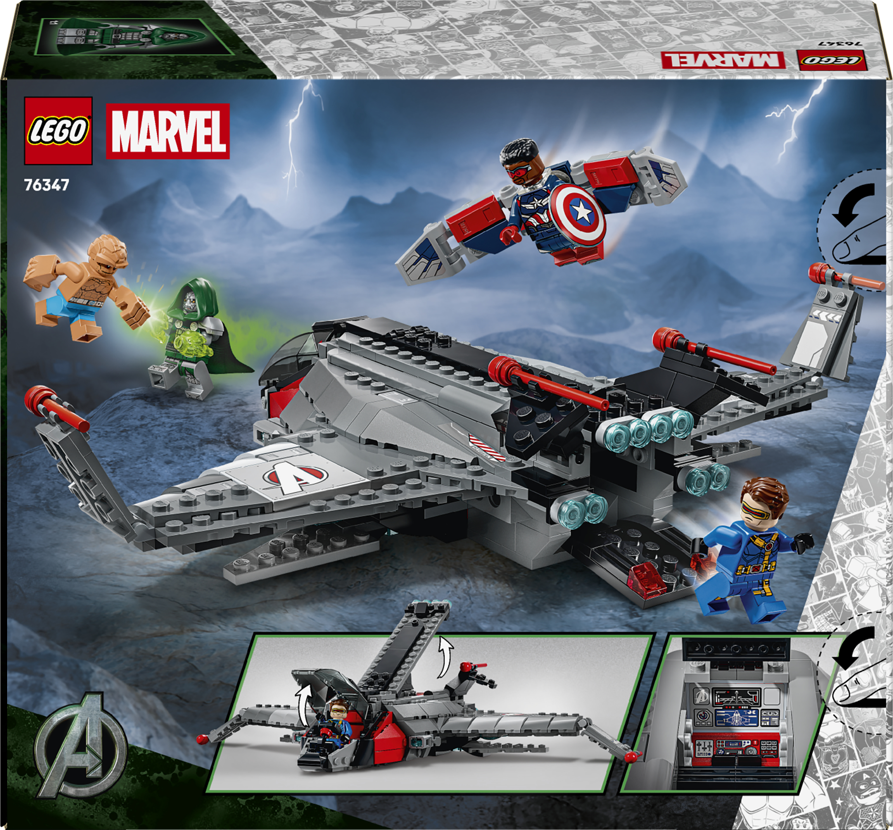 LEGO 76347 Super Heroes Мстители: Судный день Квинджет (76347) фото9