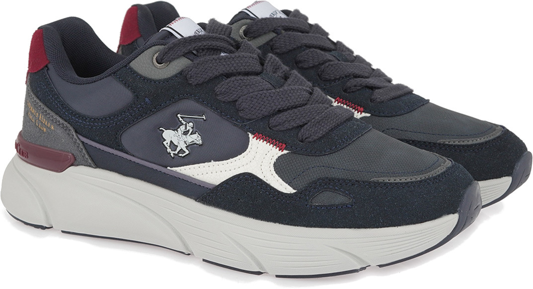 Кросівки чоловічі Beverly Hills Polo Club Shelby MIX BHM627105-1108 41 темно-сині фото4