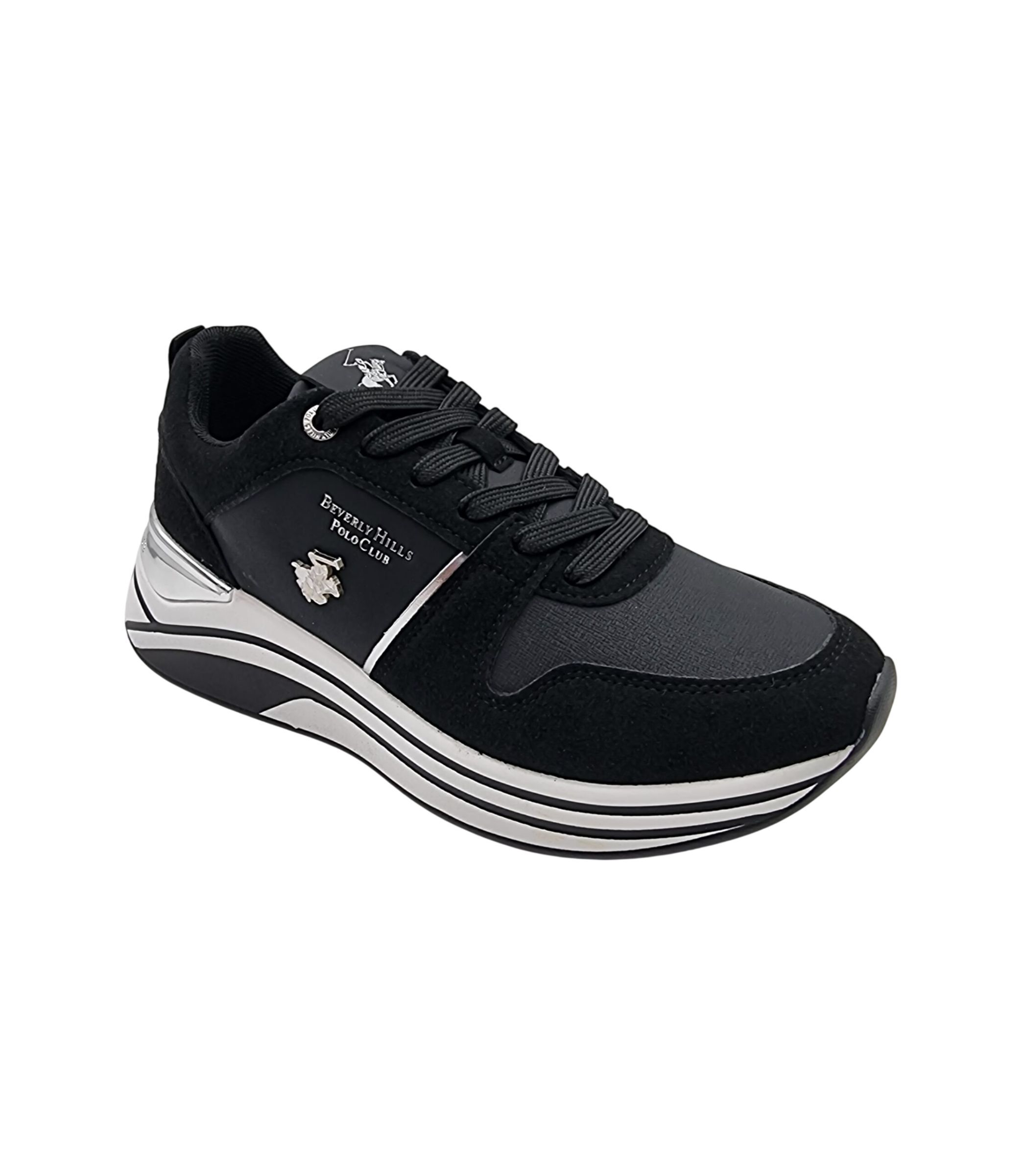 Кроссовки женские Beverly Hills Polo Club Kaia MIX BHW627202-0003 37 черные фото2