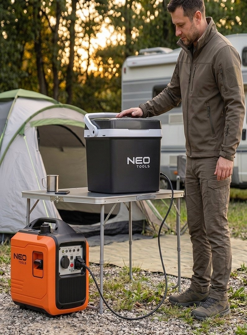 Генератор инверторный бензиновый Neo Tools 230В, 1.8/2.0кВт (04-733) фото9