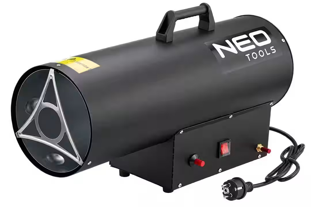 Тепловая пушка газовая Neo Tools, 50кВт, 300м2, 650м3/ч, черный, 7.5кг фото4