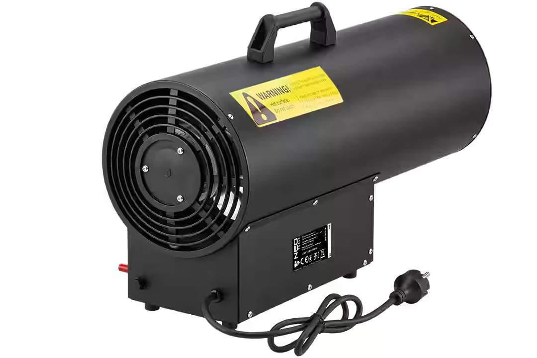 Тепловая пушка газовая Neo Tools, 50кВт, 300м2, 650м3/ч, черный, 7.5кг фото7