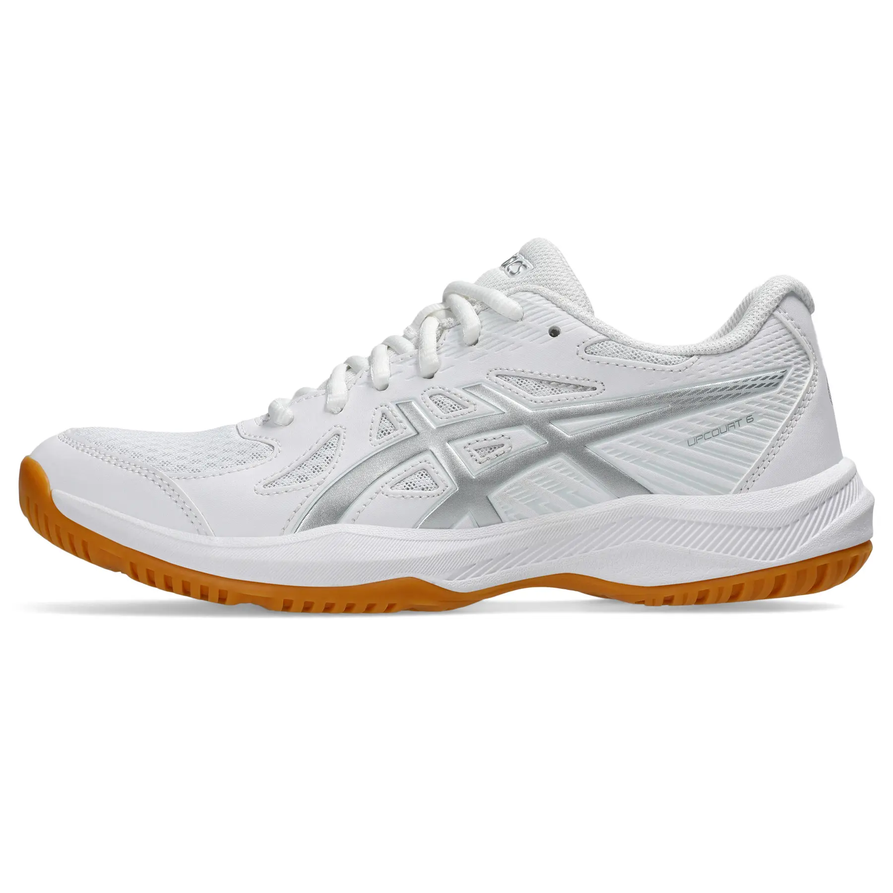 Кроссовки для волейбола женские Asics Upcourt 6 1072A107-100 37 (6 US) белые фото2