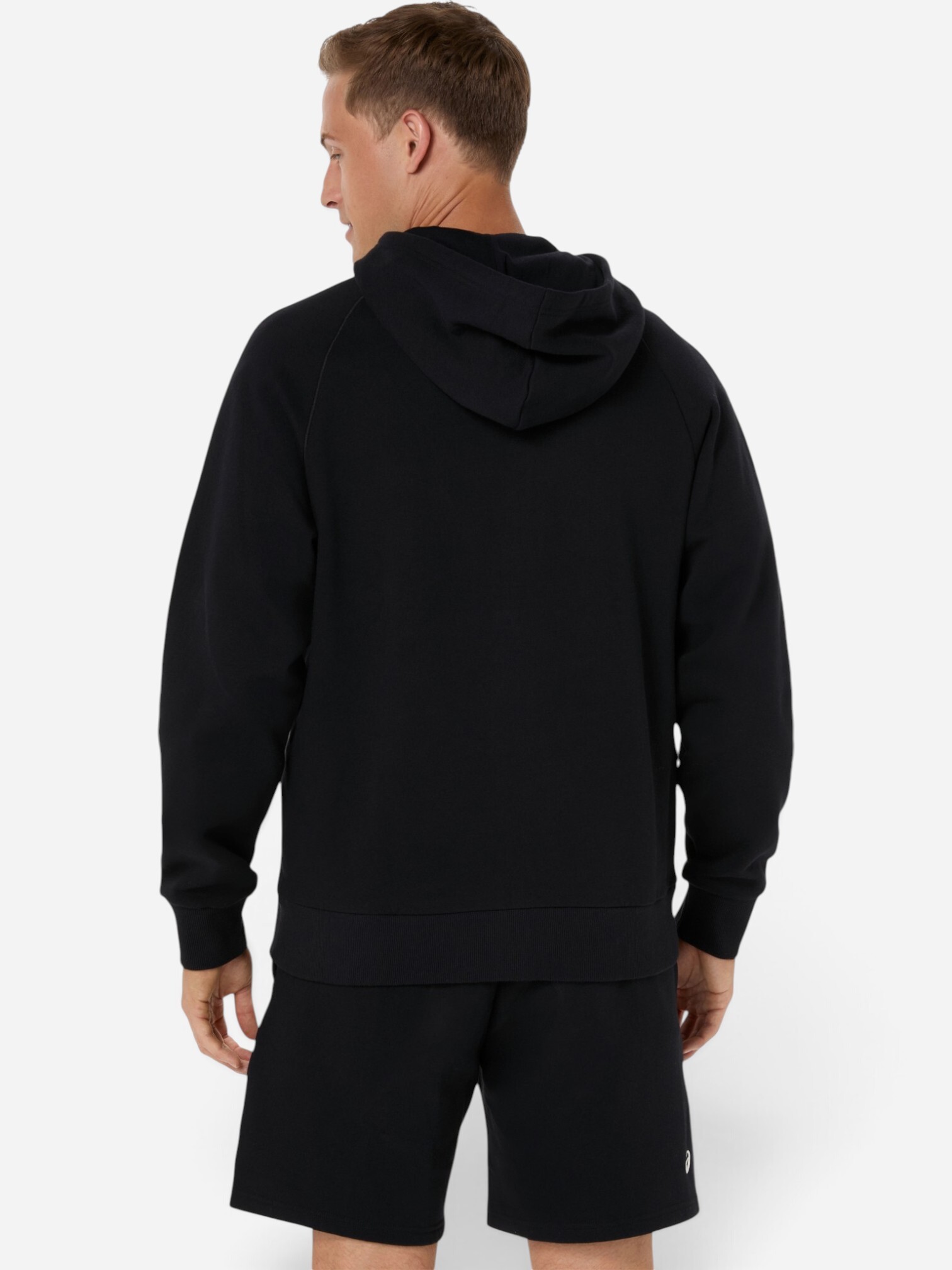 Толстовка мужская Asics Logo Fleece Full 2031F325-001 S черная фото2
