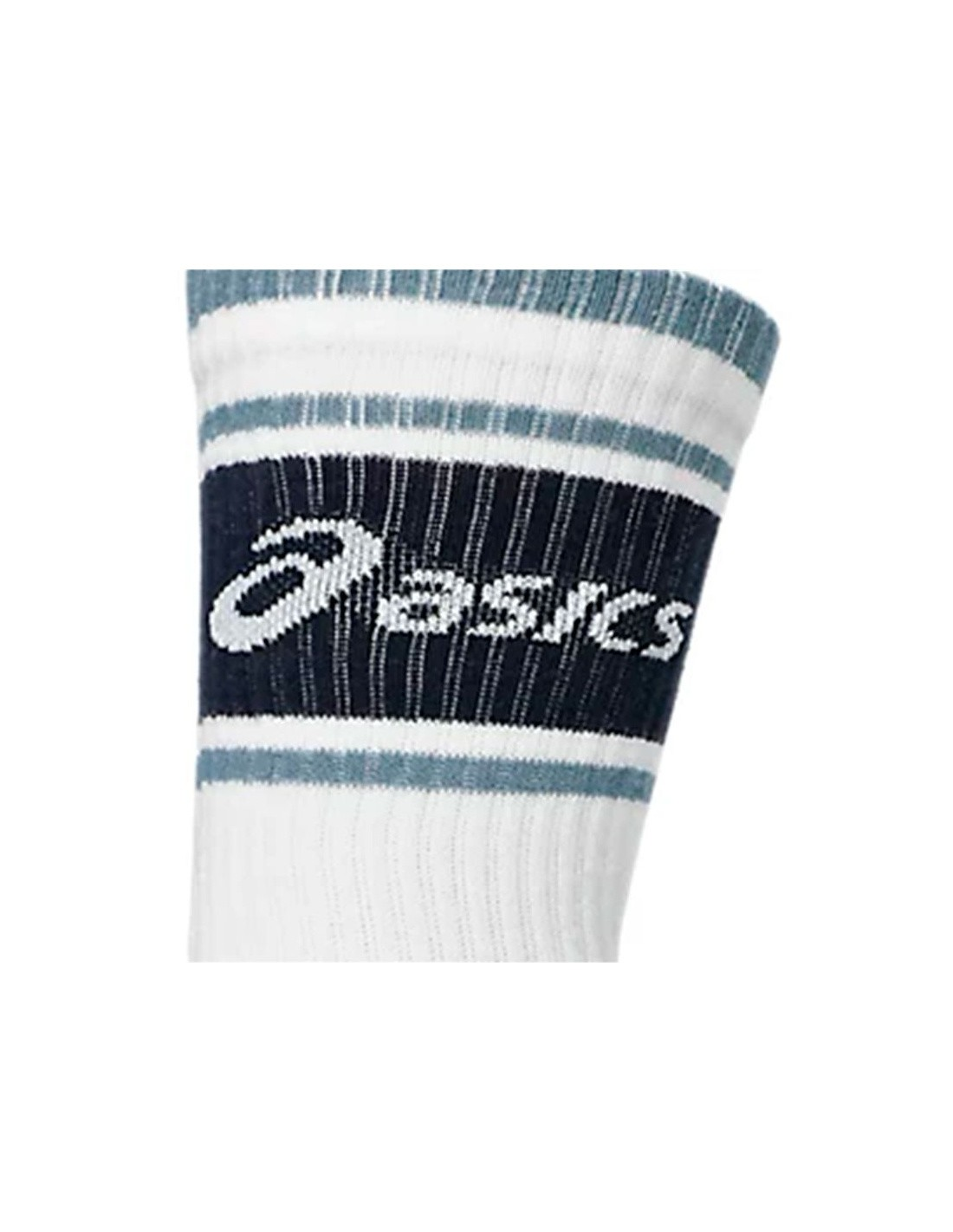 Набор носков высоких Asics 3 Pack Logo Crew 3033C295-500 39-42 3 шт. белые фото3