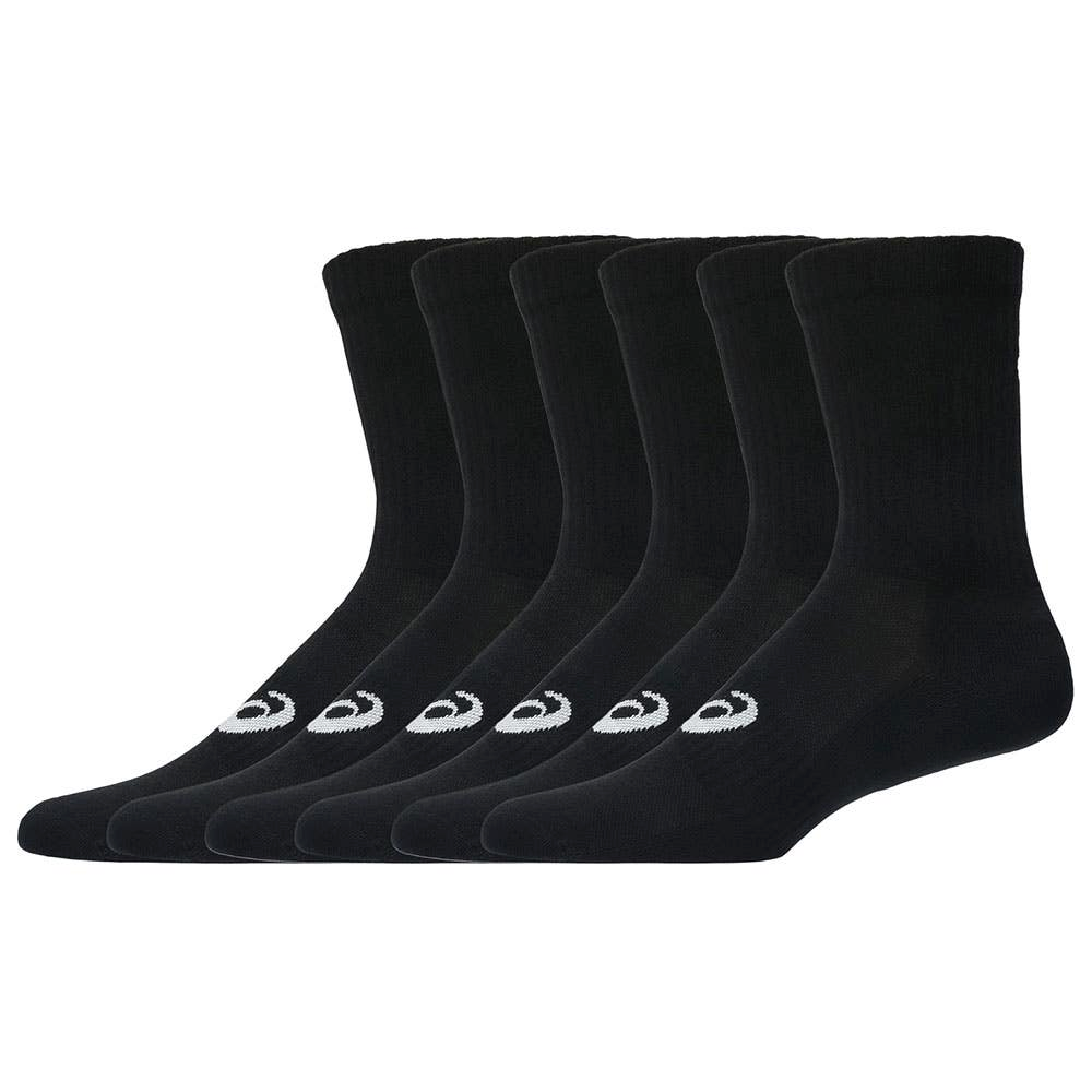 Набор носков высоких Asics 6 Pack Crew 3033C302-001 35-38 6 шт. черные фото3