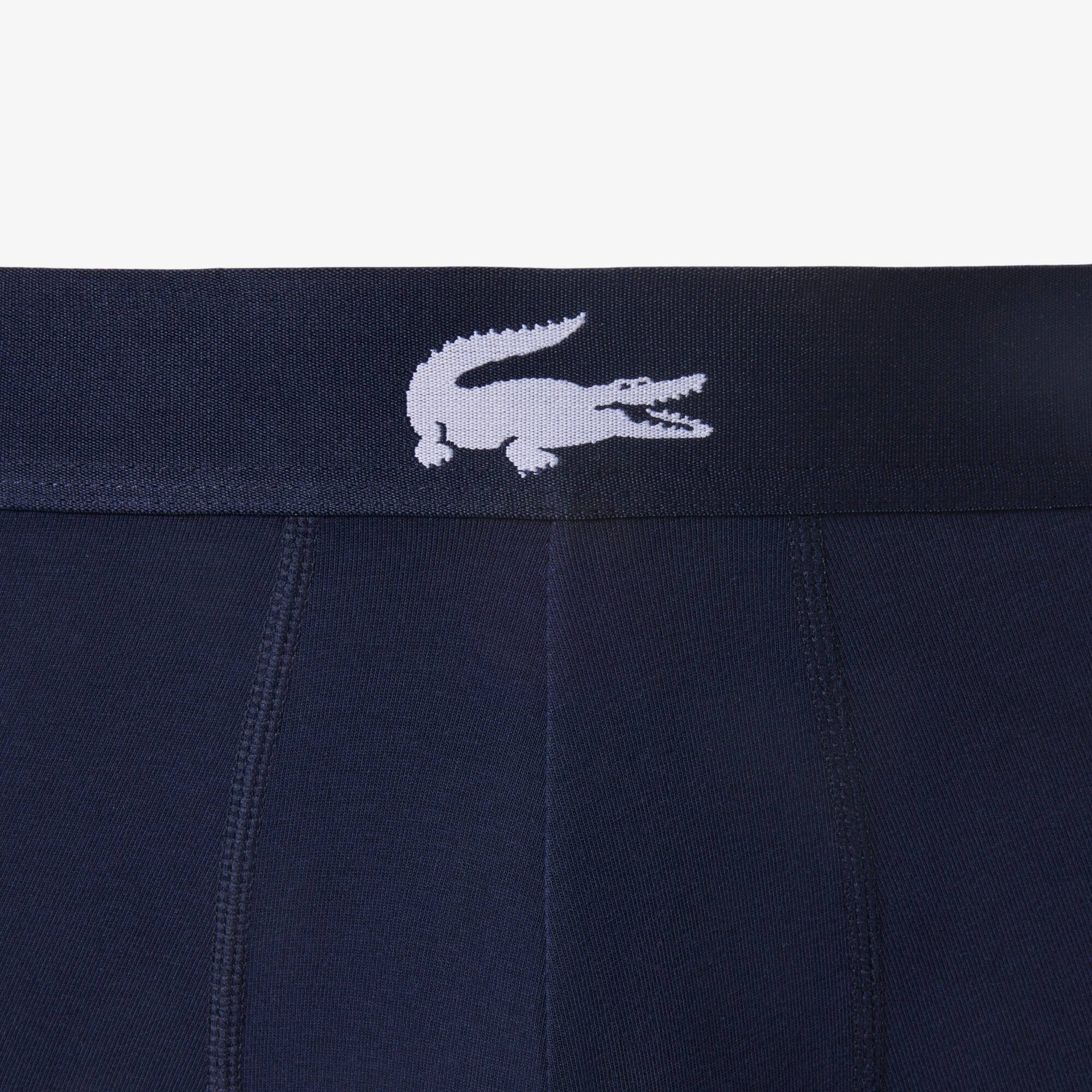 Набір трусів-боксерів чоловічих Lacoste 5H1291-BCK XL 3 шт. сині фото9
