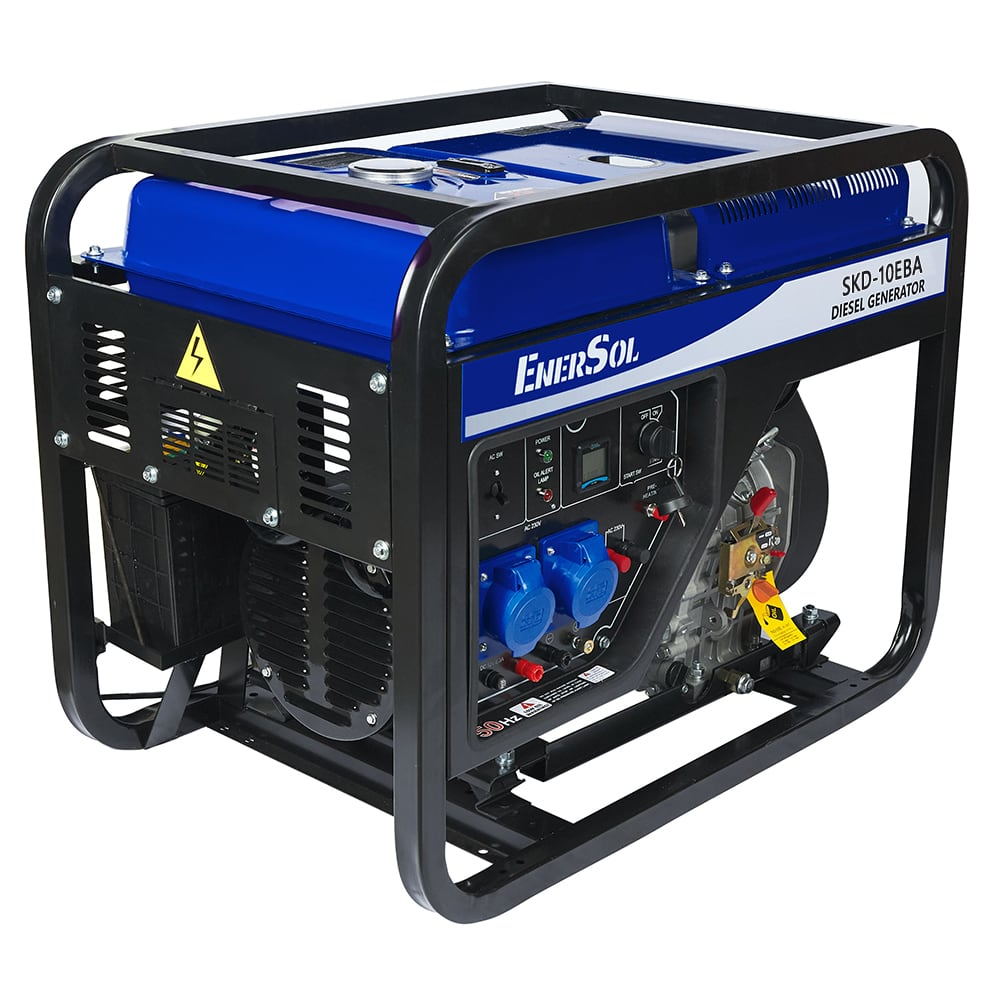 Генератор дизельный EnerSol SKD-10EBA 230В 9-10кВт электростартер 170кг фото2