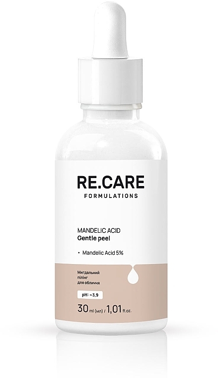 Миндальный пилинг для лица Re.Care Mandelic Acid Gentle peel 30 мл фото