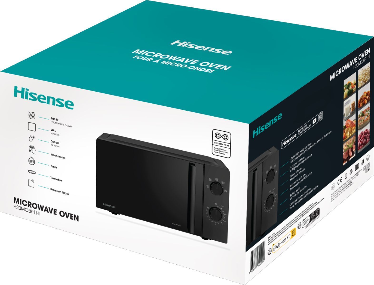 Мікрохвильова піч Hisense H20MOBP1HI фото8