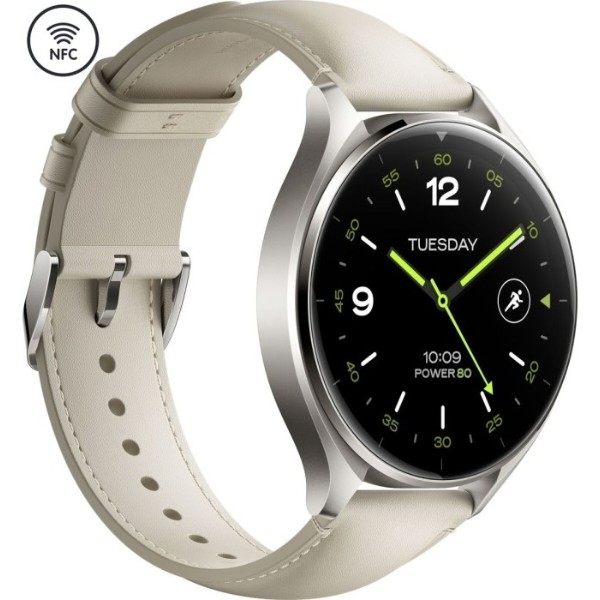 Смарт-годинник Xiaomi Watch 2 Titan Gray Case White Leather Strap BHR9306GL (1093970) фото3