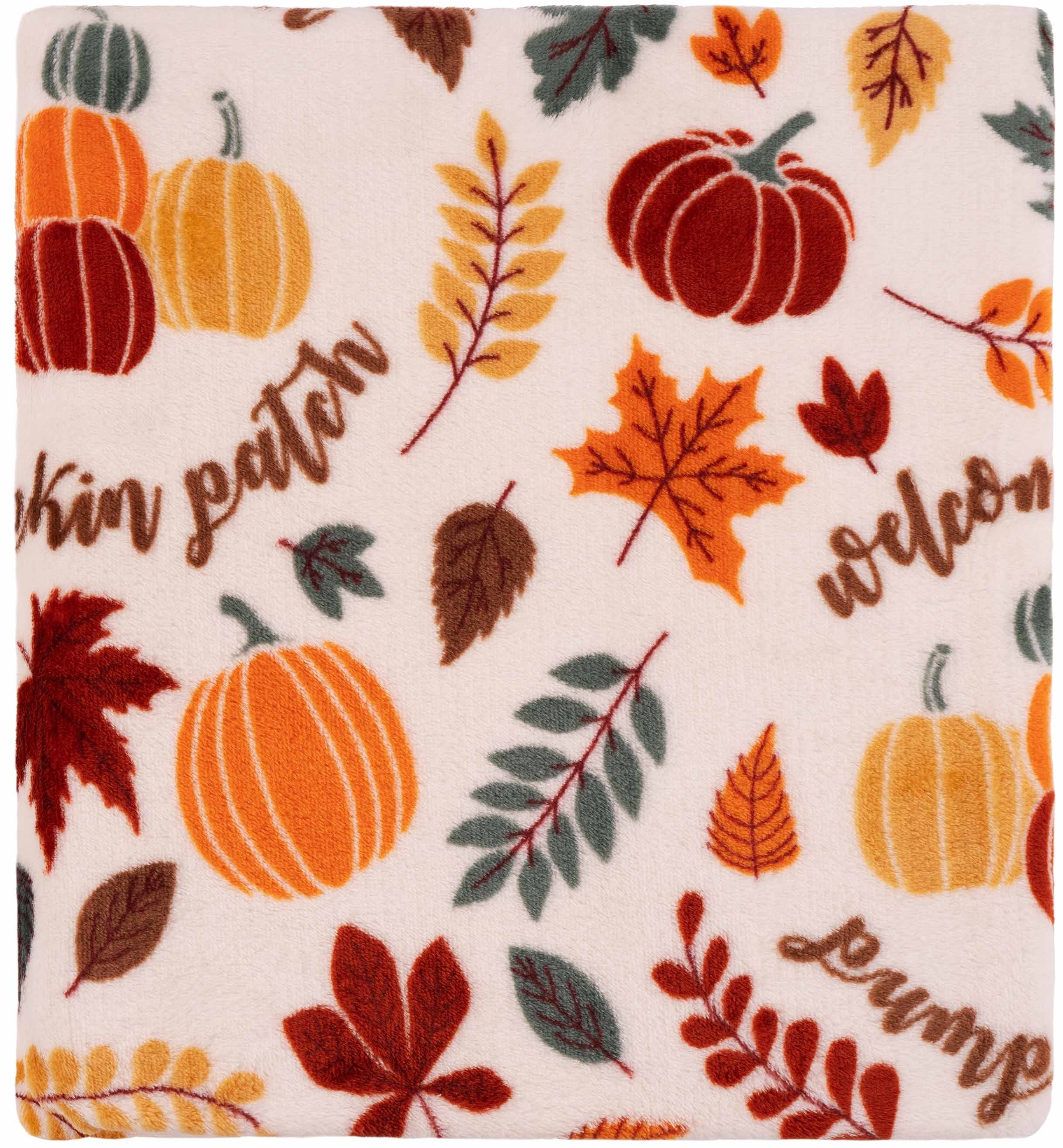 Плед ARDESTO Autumn Flannel 160х200см, 100% полиэстер, осень, белый (ART0146PB) фото