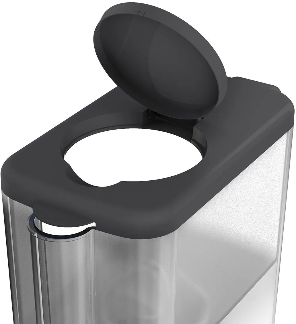 Фільтр-глечик Ecosoft Slim графітовий (FMVSLIMBKECO) фото