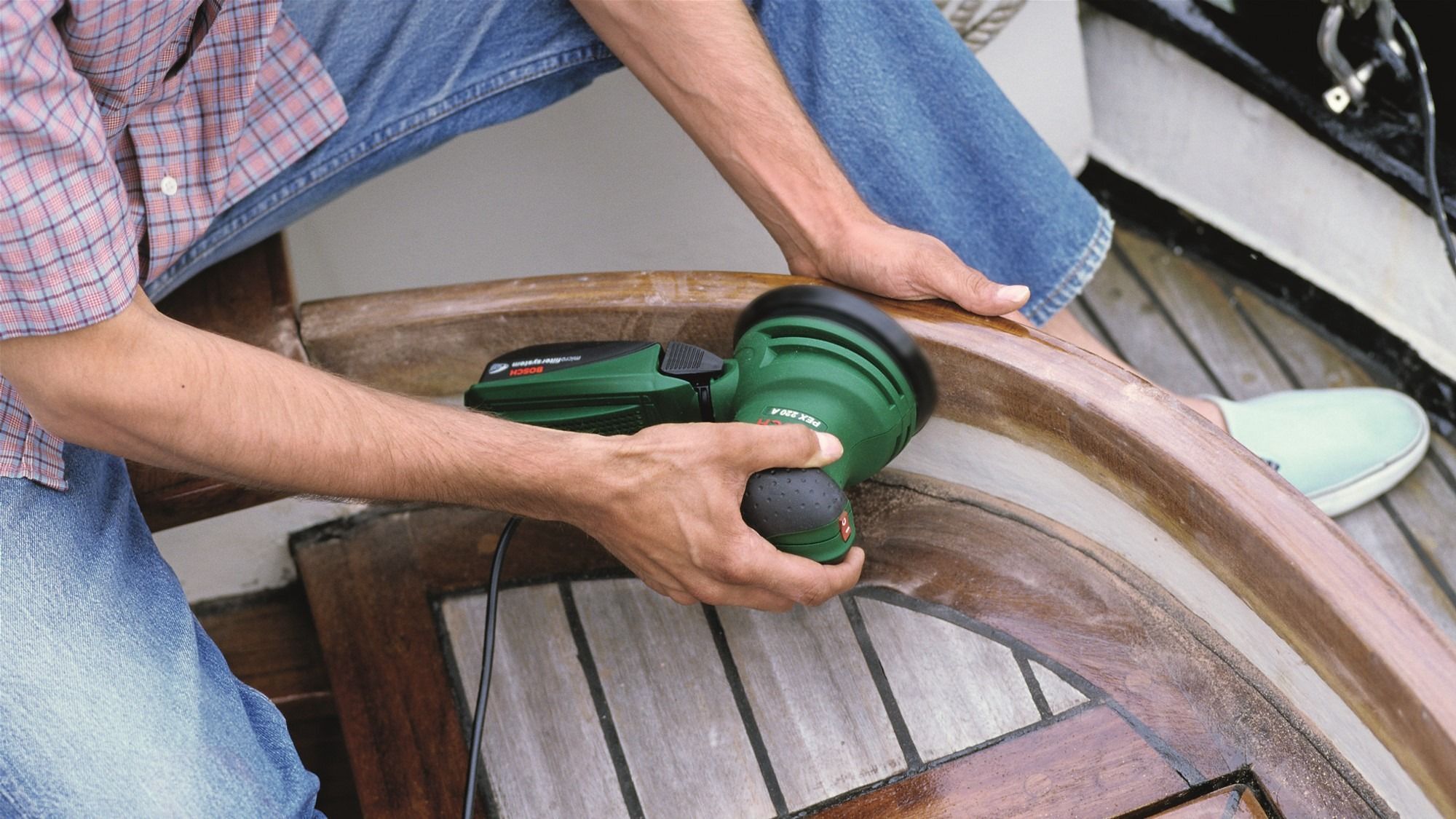 Шлифмашина эксцентриковая Bosch PEX 220 A (0.603.378.020) фото 5