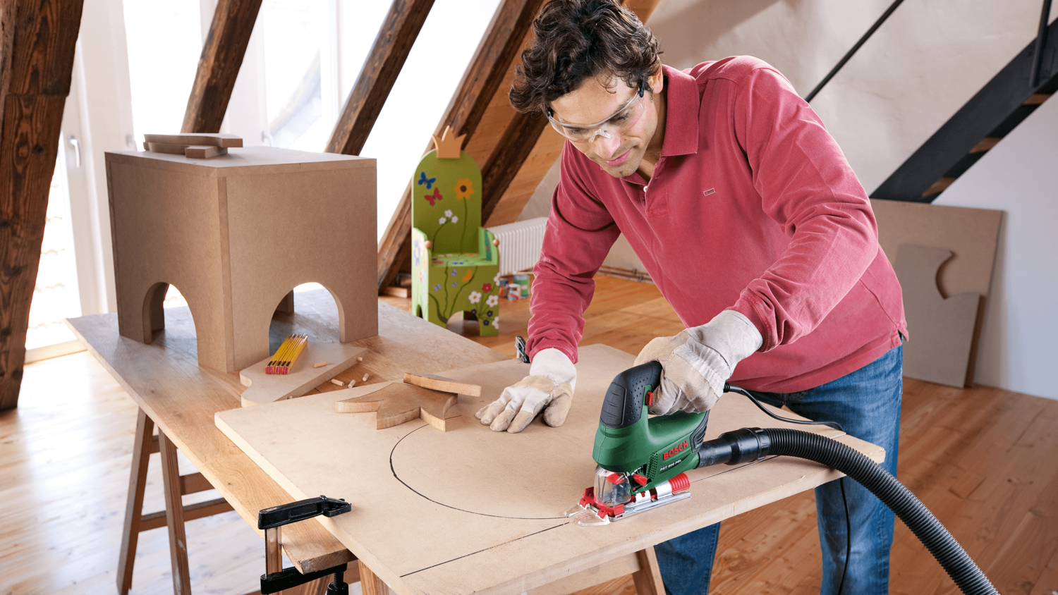 Электролобзик Bosch PST 800 PEL (0.603.3A0.120) фото