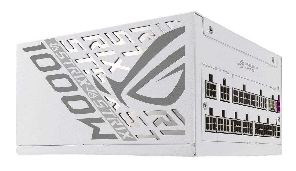 Блок живлення ASUS ROG Strix 1000W Platinum ROG Equalizer White (90YE00W9-B0NA00) фото9