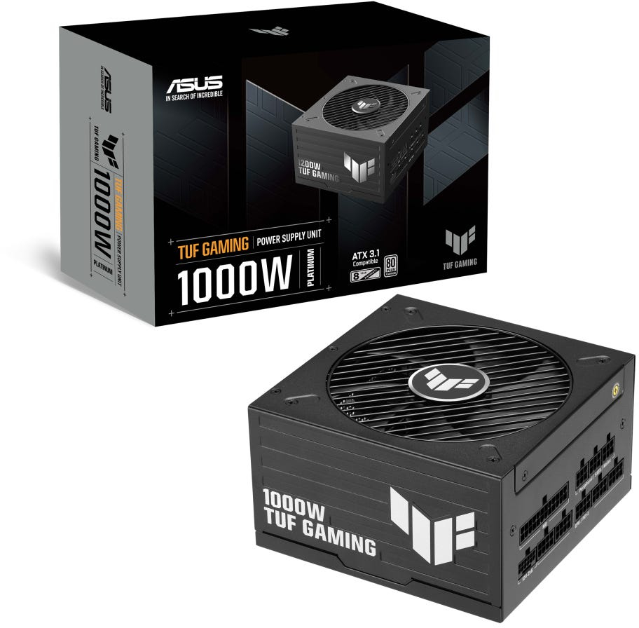 Блок питания ASUS TUF Gaming 1000W Platinum Black (90YE0101-B0NA00) фото5