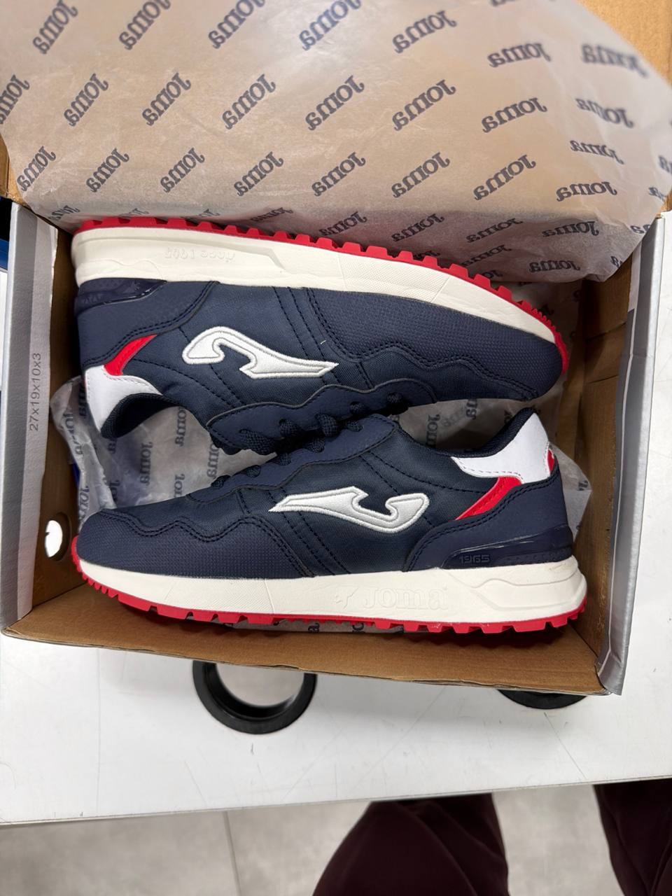 Кроссовки детские JOMA J.357 Jr 2203 Navy Red J357S2203 34 темно-синие/серые фото3