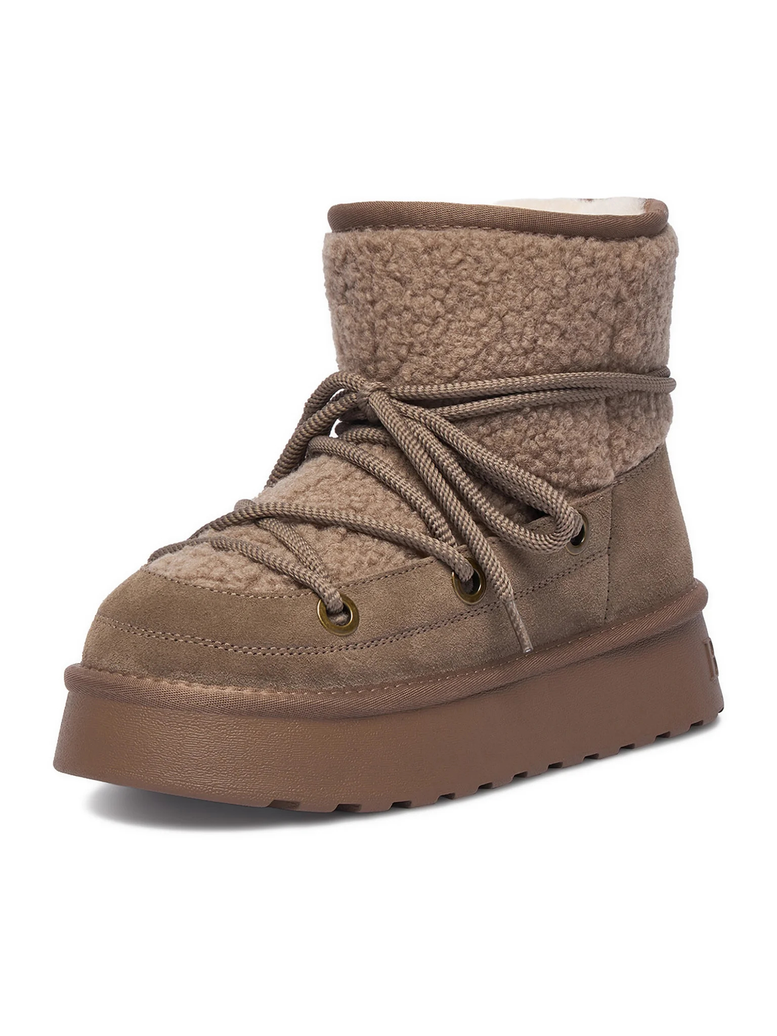 Угги женские Badura AMY-TS6286-01 38 бежевые фото3
