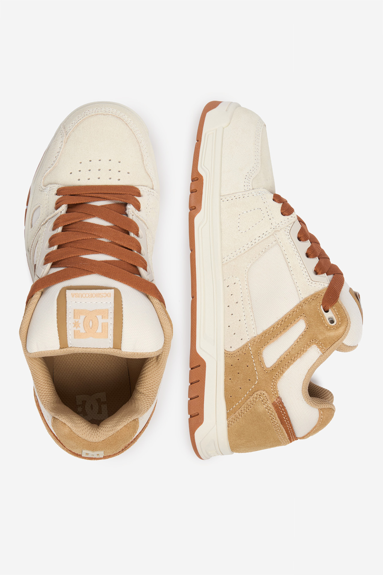 Кеды женские DC Shoes V5-10117 36 бежевые фото6