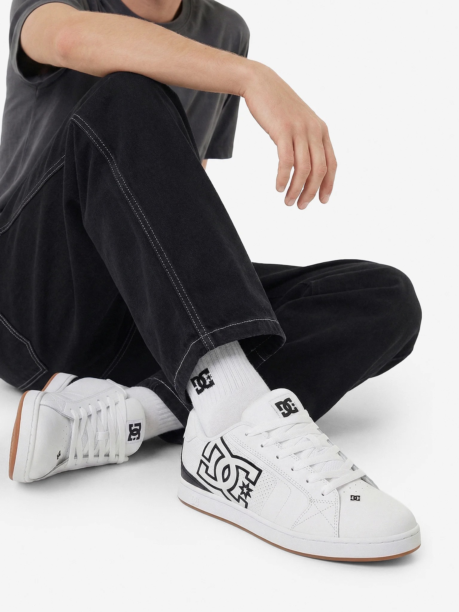 Кеды мужские DC Shoes NET DC01774113 45 белые фото8