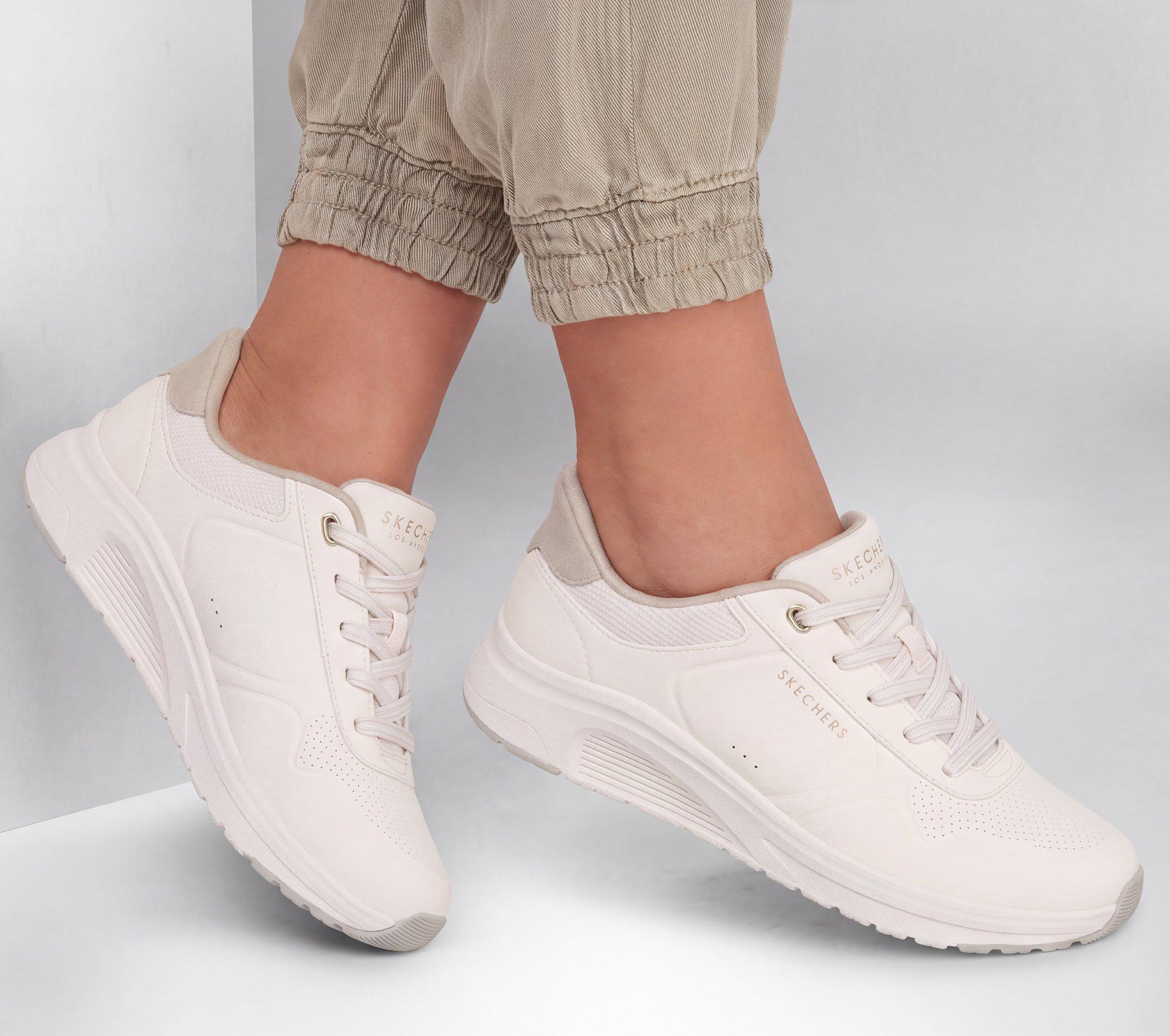 Кросовки женские Skechers Slip-ins: Uno Lite 2 190270 OFWT 40 (10 US) молочные фото6