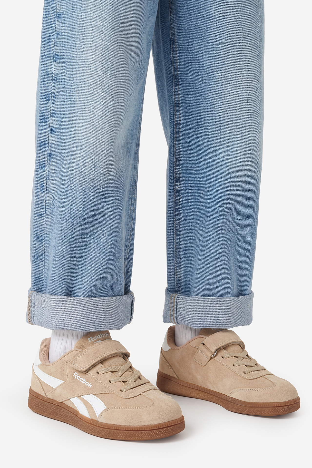 Кеди для дівчаток Reebok LEA-D680L(DZ) 33 бежеві фото2