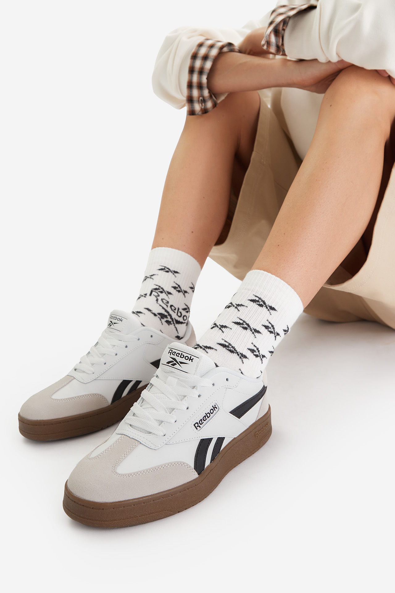 Кеди жіночі Reebok CWB-FORTE LOUNGER DOUBLE AR30255WWCX 40 білі фото9