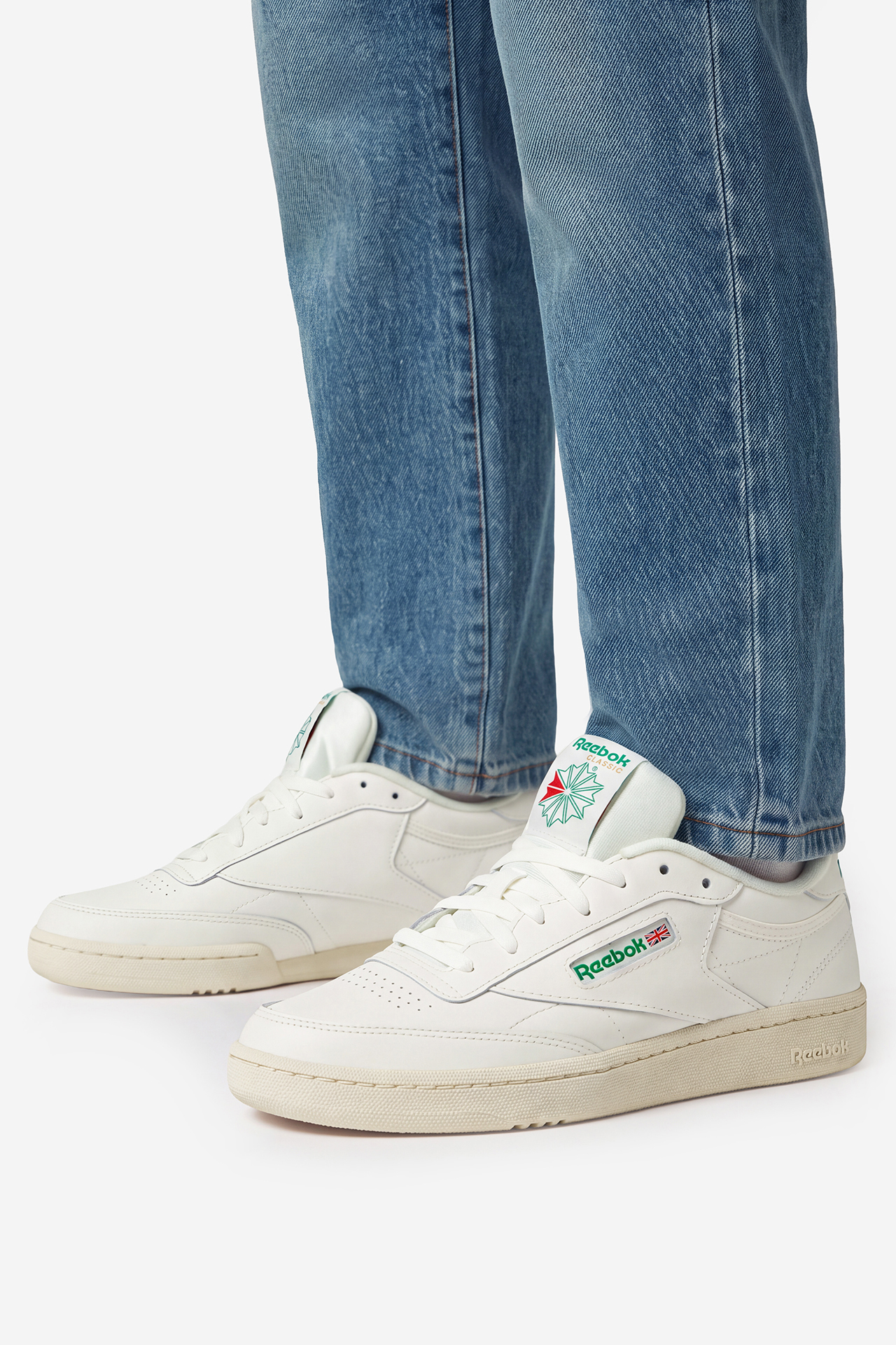 Кеды детские Reebok CLUB C 100046747 39 кремовые фото2